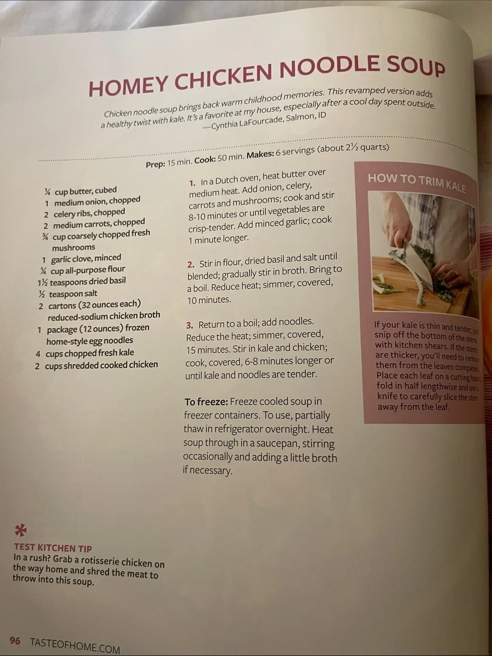 Taste Of Home comprehensive hands